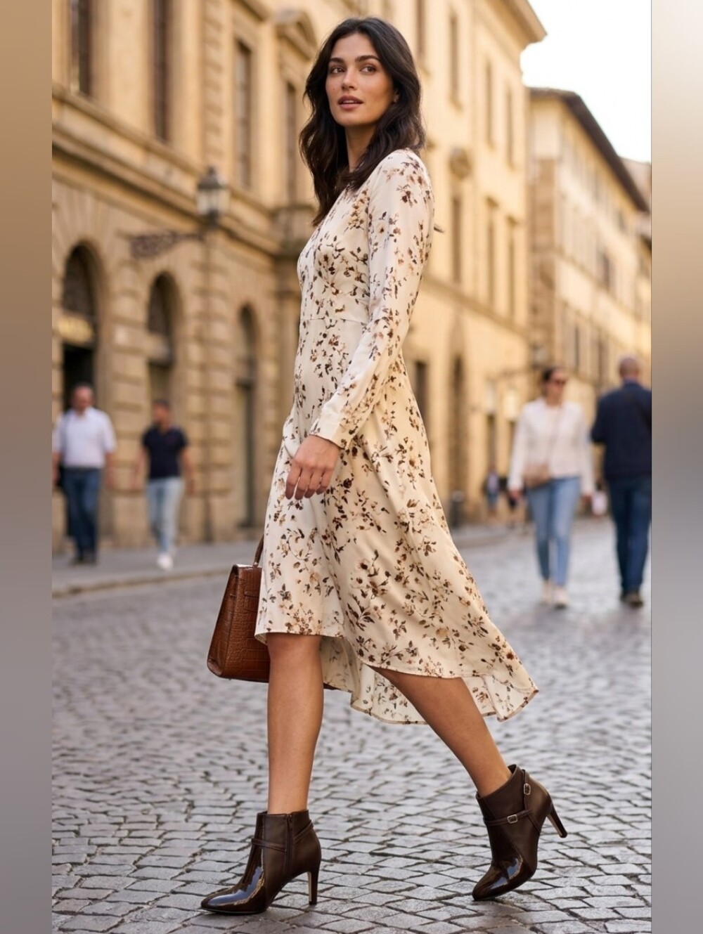 MaxMara Brown Leather High Heel Bootie